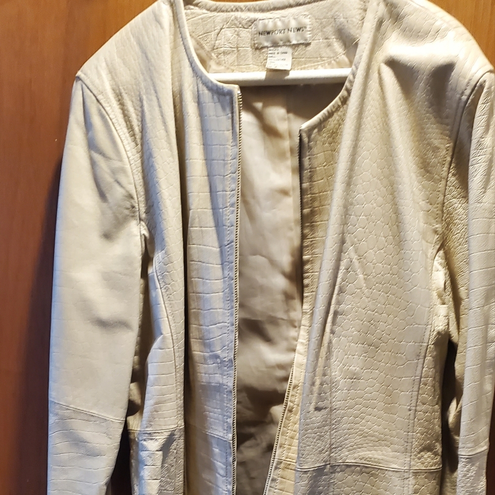 Trendy leather  jacket